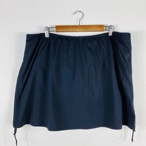 Lands End Plus Size 22 Swim Skirt Bottoms Black